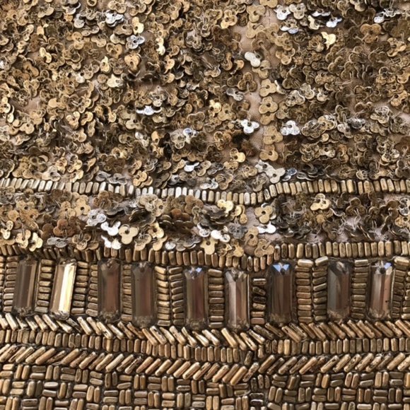 All Saints Antique Gold Devo Skirt - Picture 5 of 6